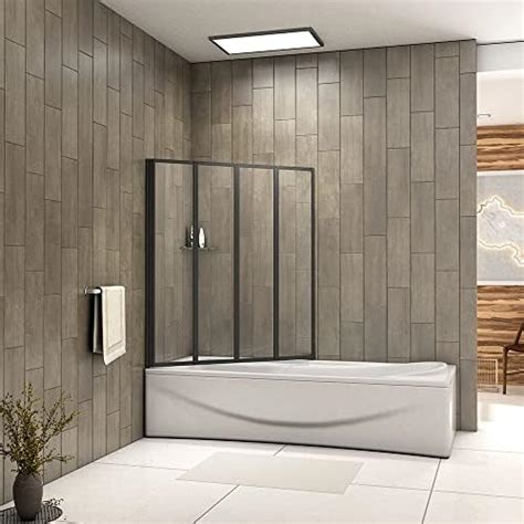 Xinyang 1200x1400mm Folding Bath Screen Shower Screen For Baths Over