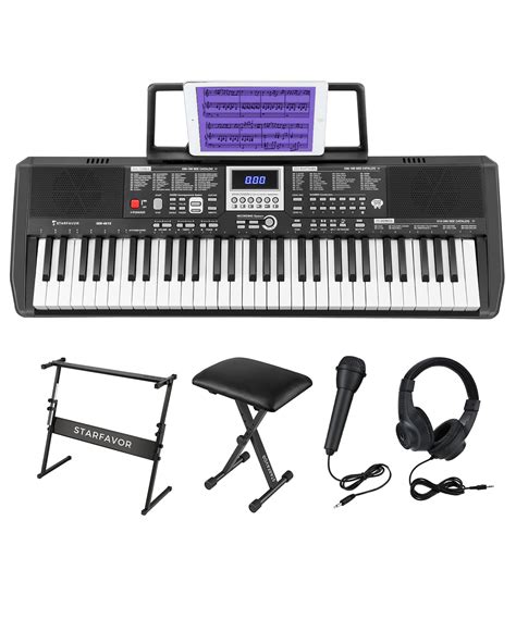 Starfavor Key Portable Electric Keyboard Electronic Piano Music For