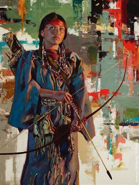 Jeremy Winborg Painting Woo Art Native American Art Native