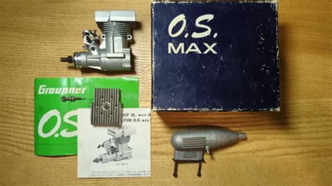 MOTEUR VINTAGE OS Max 32 F Silencieux Neuf Boite Modelisme Avion