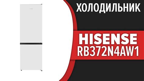 Холодильник Hisense RB372N4AW1 - YouTube