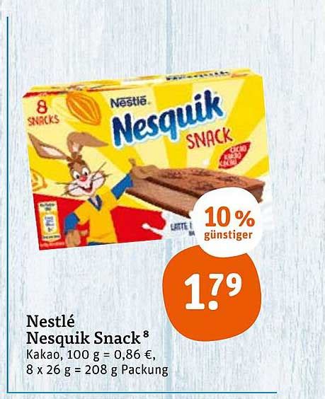 Nestlé Nesquik Snack Angebot bei Tegut 1Prospekte de