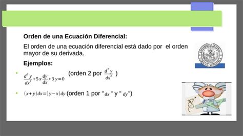 Introducci N A Las Ecuaciones Diferenciales Ppt