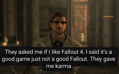 Still One Of The Funniest Quotes From Fallout New Vegas Rgamingcirclejerk