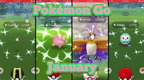 Pokémon Go Shiny Compilation January Youtube