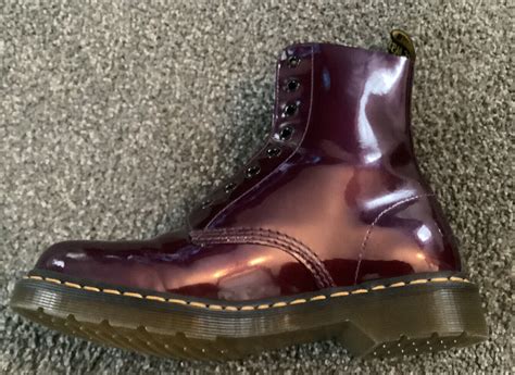 Dr Martens Metallic Purple Patent Leather Pascal Gem