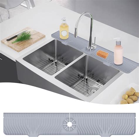 33 Inch Kitchen Sink Splash Guard Faucet Mat For Kitchen Sink