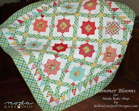 Summer Blooms Quilt Pattern Tutorial Summer Garden Quilt Quilts