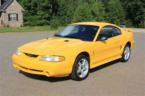 1998 Ford Mustang Svt Cobra Chrome Yellow 100 Stock Excellent