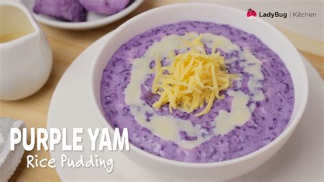 UBE CHAMPORADO Purple Yam Rice Pudding Recipe Quick And Easy Homemade