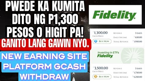 Fidelity New Earning Site2024 PWEDE KA KUMITA DITO NG P1300 PESOS O