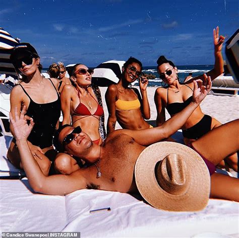 Candice Swanepoel Shows Off Her Flawless Figure As She Sizzles In Bikini During Miami Beach