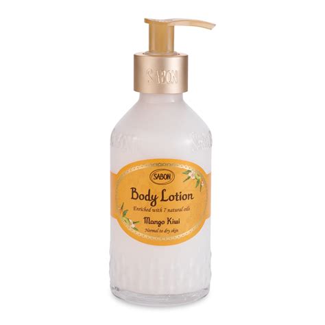 Body Lotion Bottle Mango Kiwi 200 Ml Sabon