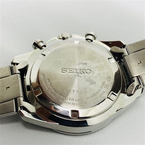 Seiko Spirit Chronograph Sbtr T D Blue Dial Fesyen Pria Jam