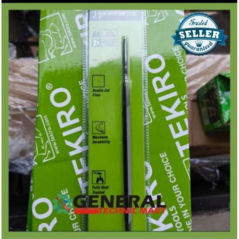 Jual Tekiro Kikir Segitiga Slim Taper Files Inch Shopee Indonesia