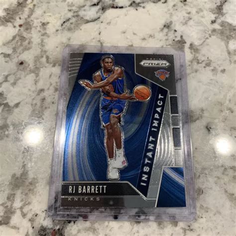 Panini Prizm Instant Impact Rj Barrett Rc New York Knicks