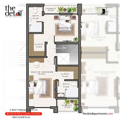 Terrace House Plan