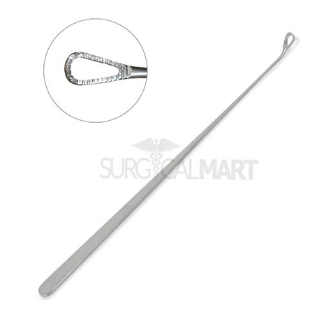 Heaney Uterine Biopsy Curette 9 Serrated Loop Surgical Mart