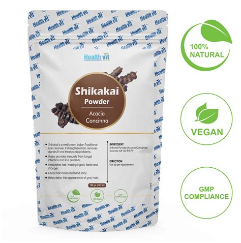 HealthVit Natural Shikakai 100 Gm Pack Of 2 Buy HealthVit Natural