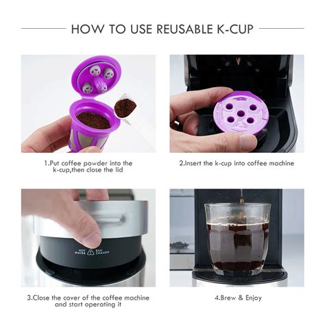 Joefnel Reusable K Cups For Keurig Supreme Multistream Series 4 Packs Universal Compatible With