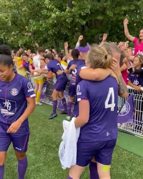 Toulouse Fc On Twitter La Joie De Nos Violettes Pour Terminer Ce