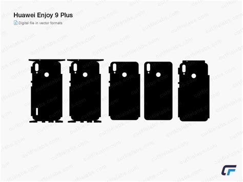 Huawei Enjoy 9 Plus 2018 Cut File Template Cutfilelabs