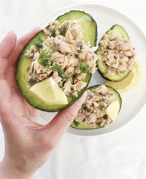 Salmon Stuffed Avocados