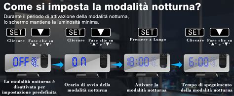 TAKRINK Sveglia Con Proiettore Da 7 5 Pollici Sveglia Radio Sveglia