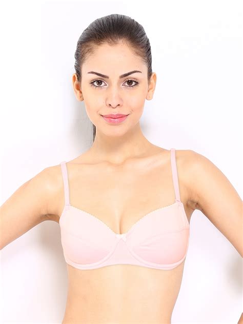 Buy Wacoal Pink Solid Underwired Lightly Padded Everyday Bra Tb3523 Pi C75 Bra For Girls