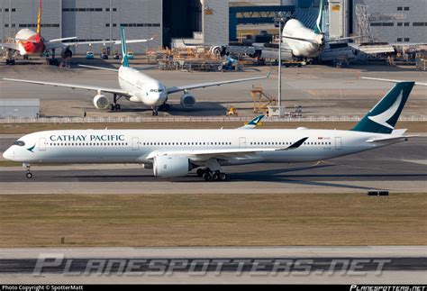 B LXQ Cathay Pacific Airbus A350 1041 Photo By SpotterMatt ID 1419200