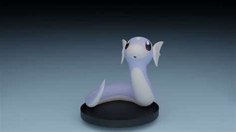 Pokemon Dratini 3d Model 3d Printable Cgtrader