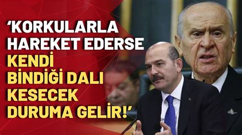 Devlet Bahçeli nin Süleyman Soylu çıkışı MHP ye mi dokunacak Remzi