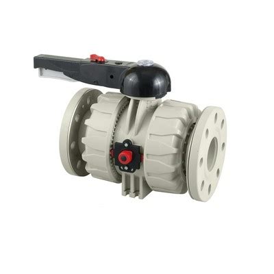 MyVink FIP PP H VKDOM Ball Valve FPM D 75 Mm Dual Block PN10 Flange