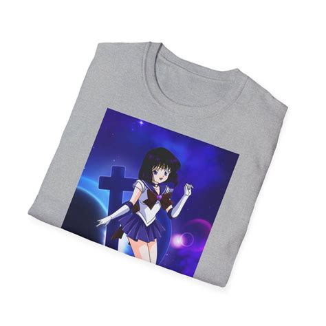 Sailor Saturn Sailor Moon Shirt 100 Cotton Anime Unisex Softstyle T