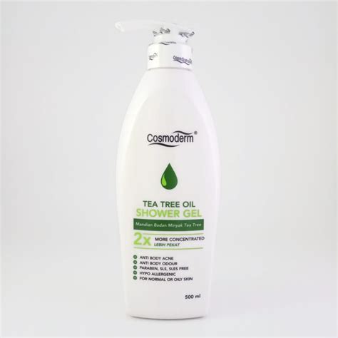 COSMODERM TEA TREE OIL SHOWER GEL 500ML Shopee Malaysia