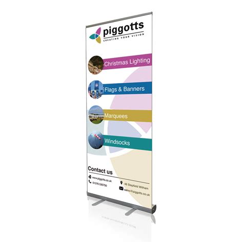 The Zip Retractable Banner Stand Pull Up Banner For Events And Trade