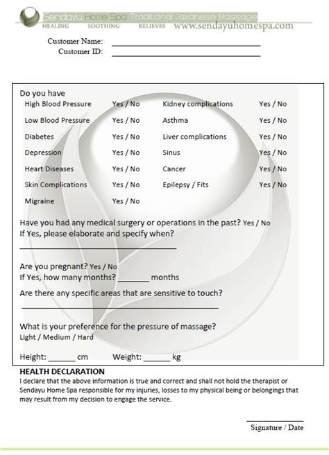 Mexico Health Declaration Form Printable Printable Forms Free Online