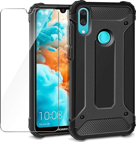 AROYI Funda Huawei Y6 2019 Protectores De Pantalla In Cristal