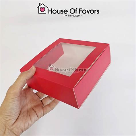 Pcs X X Cm Drawer Box With Clear Window Skincare Cosmetic Mooncake