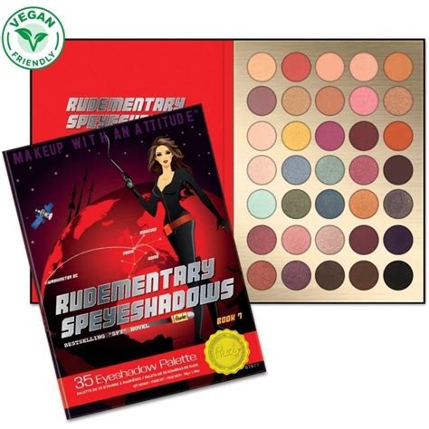 Rude Cosmetics 35 Eyeshadow Palette Rudementary Speyeshadow