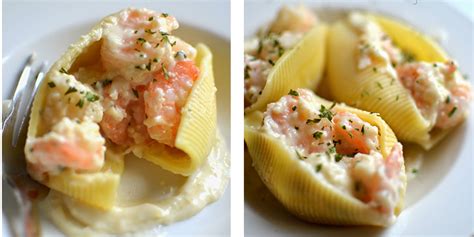 Creamy Seafood Stuffed Shells Recipe Skinny Daily Recipes