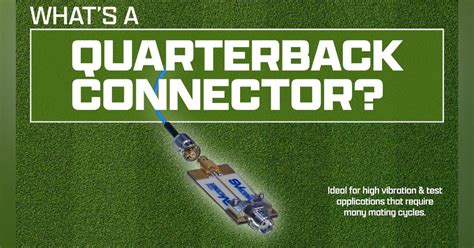 Sv Microwave On Linkedin Whats A Quarterback Connector