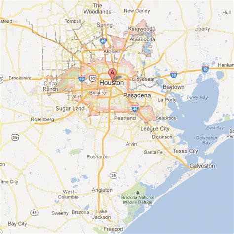 Houston Texas Suburbs Map | secretmuseum