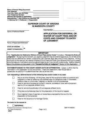 Arizona Superior Court Forms Fillable Fill Out And Sign Printable Pdf