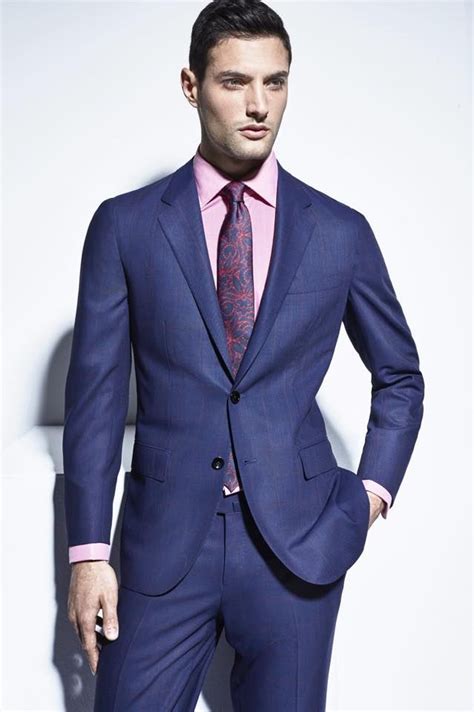 Men S Suits Fashion Trends Blue Suits Blue Suit Business