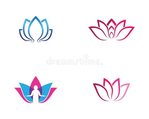 Lotus Symbol Vector Icon Stock Vector Illustration Of Icon