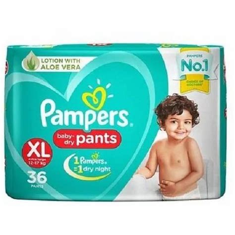 Cotton Pampers XL Baby Dry Diapers Packaging Size 36 Pieces At Rs 580