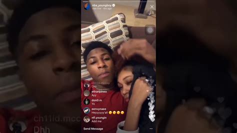 NBA YOUNGBOY BUYS JANIA A RING & ARGUES WITH STARR ON INSTAGRAM LIVE ...