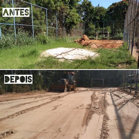 Prefeitura revitaliza campo de areia na Paulista Portal do Município