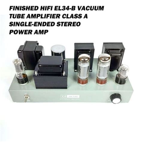 Finished Hifi El B Vacuum Tube Amplifier Class A Single Ended Stereo